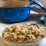 mushroom risotto